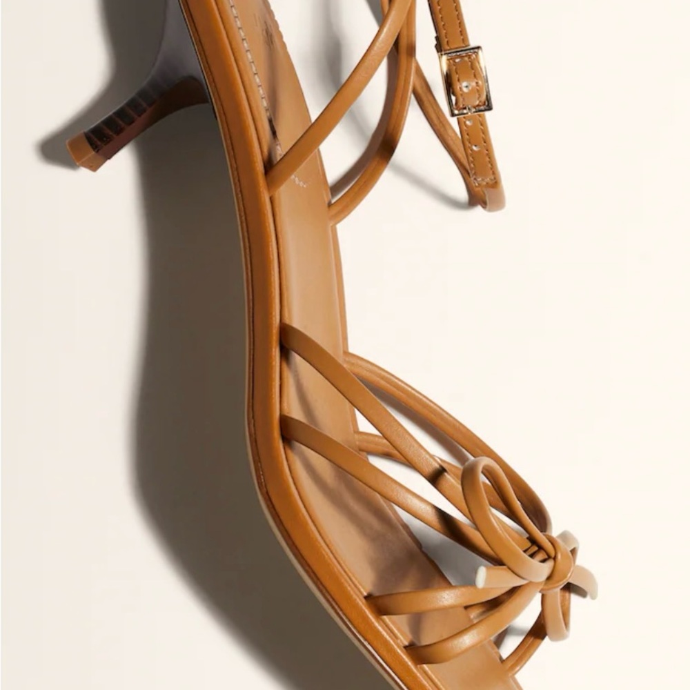 H&M Tan Strappy Heels
